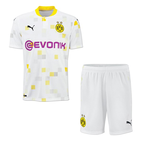 Maglia Borussia Dortmund Third Bambino 20/21 Bianco